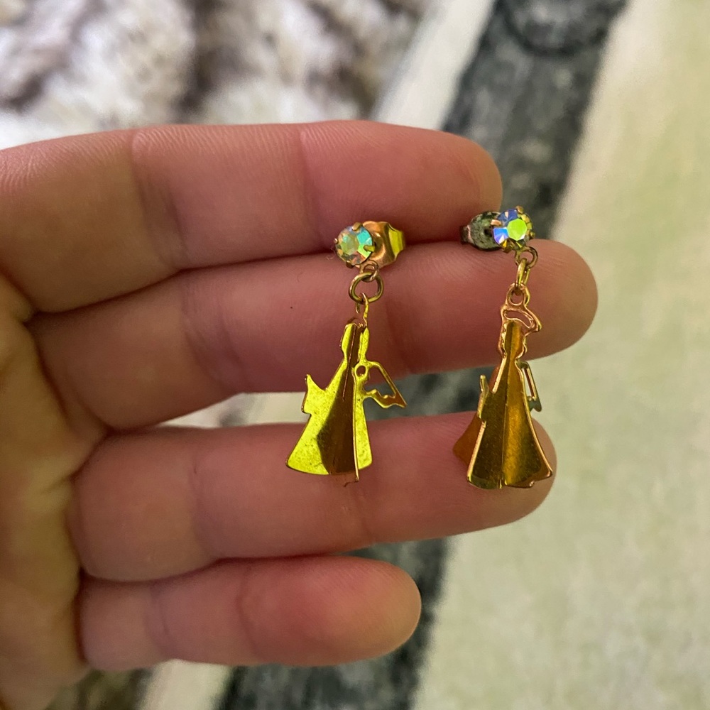 Angel earrings